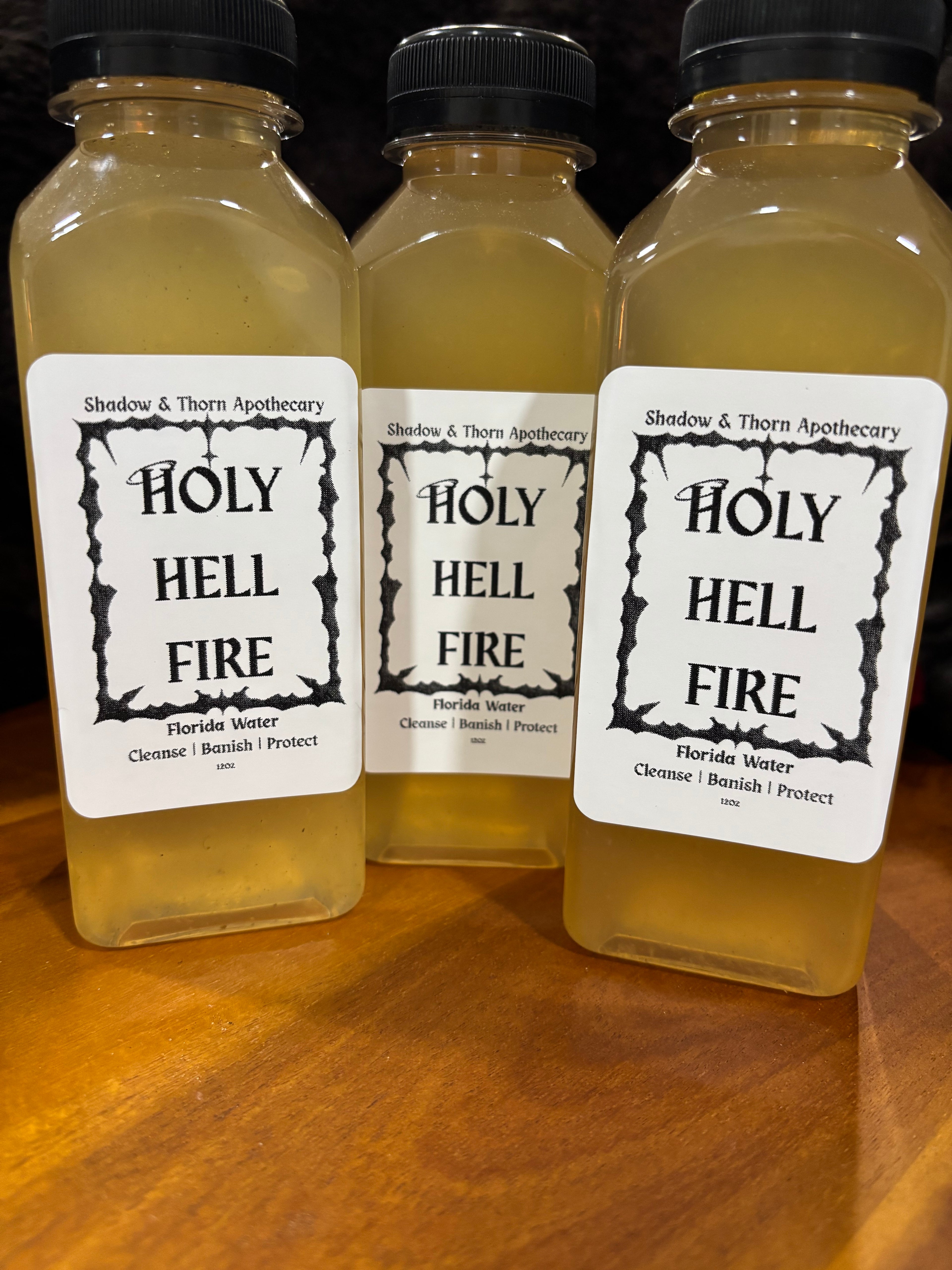 Holy Hell Fire | Florida Water| Cleansing | Protecting | Banishing |12oz
