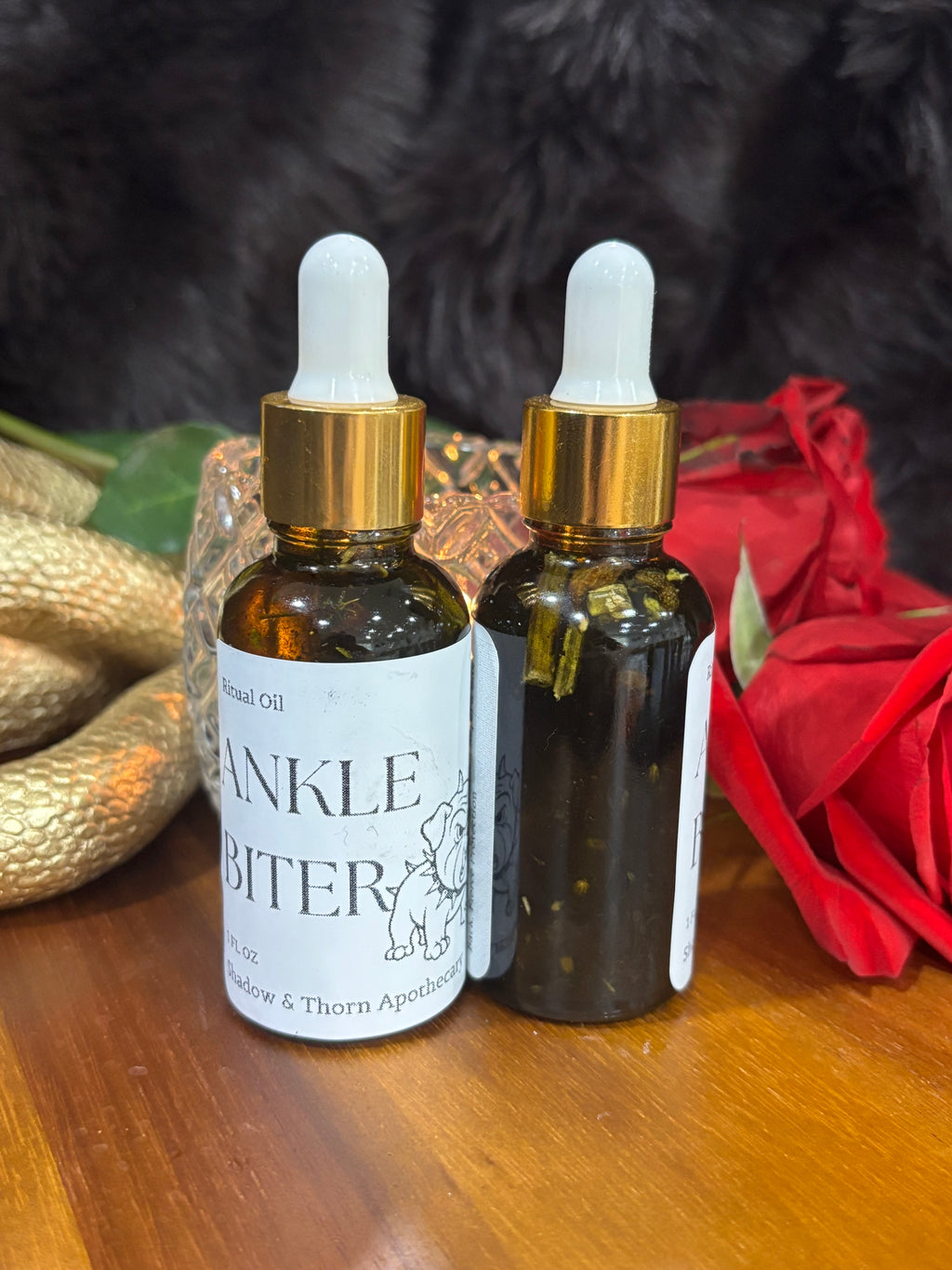 Ankle Biter Ritual Oil | Return to Sender, Banishing, Warding, Fiery Reversal