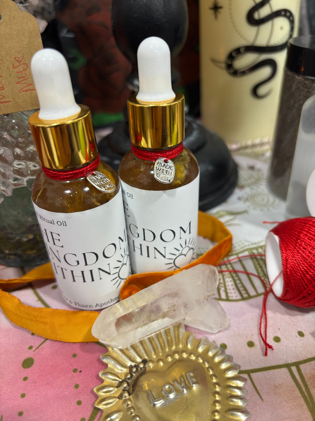 The Kingdom Within Sacred Ritual Oil | Yeshua Devotional | Clarity, Sovereignty, Peace