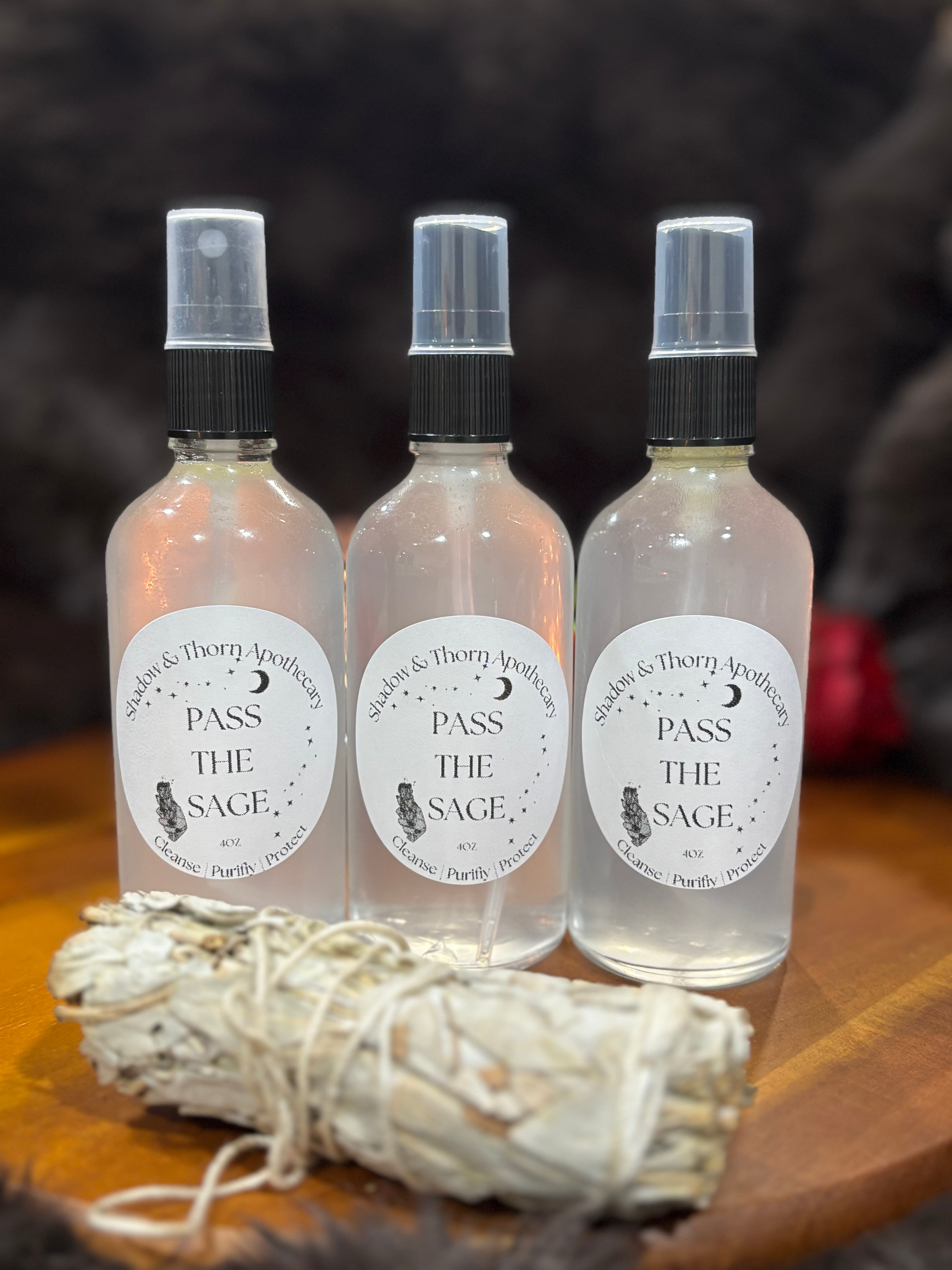 Pass the Sage | Cleansing Spray | Aura Mist | Smokeless Smudge