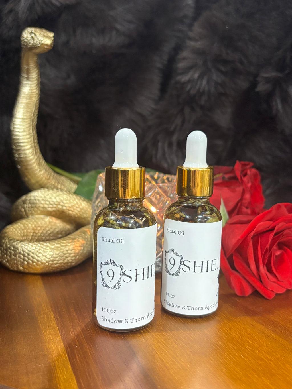 9 Shields Ritual Oil | Protection, Warding, Banishing