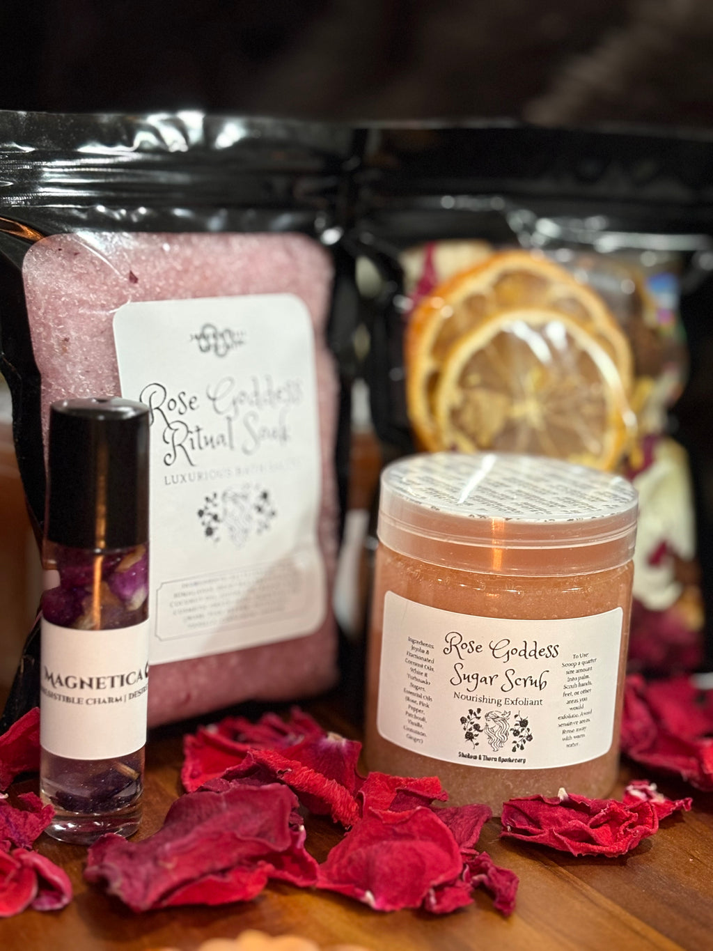 Rose Goddess Ritual Set | Customizable | Self-Care |Valentine Gift Box | Boo Basket