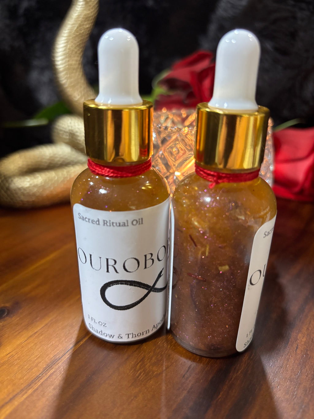 Ouroboros Sacred Ritual Oil | Rebirth, Transformation