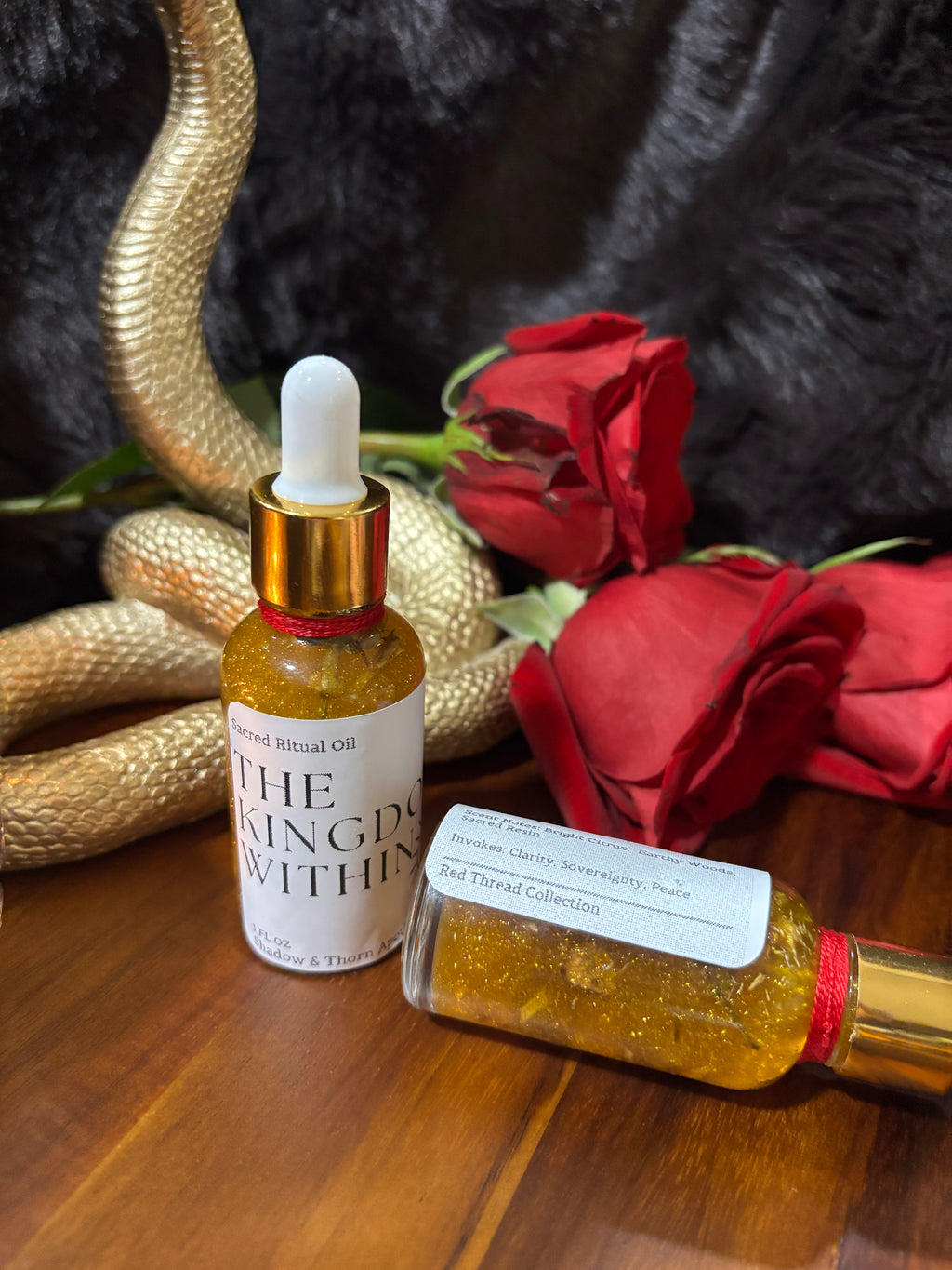The Kingdom Within Sacred Ritual Oil | Yeshua Devotional | Clarity, Sovereignty, Peace