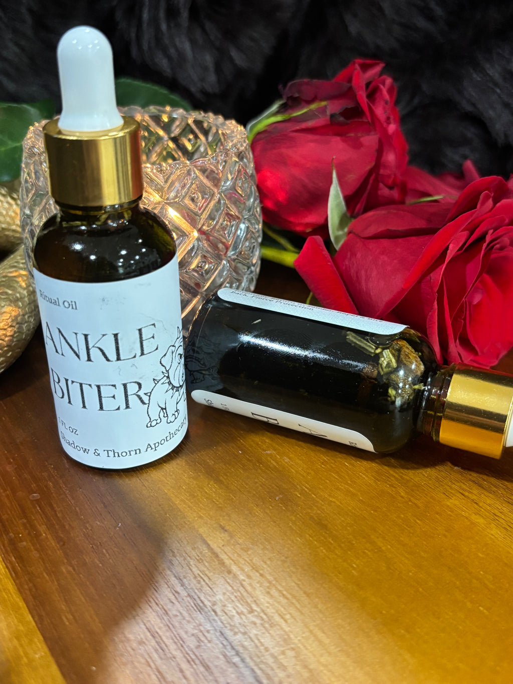 Ankle Biter Ritual Oil | Return to Sender, Banishing, Warding, Fiery Reversal
