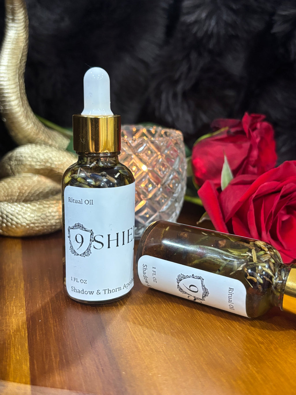 9 Shields Ritual Oil | Protection, Warding, Banishing