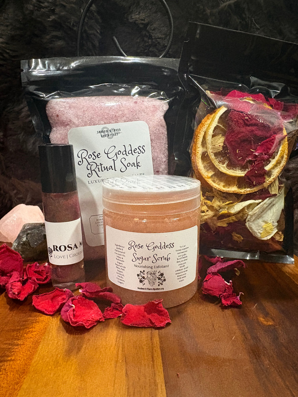 Rose Goddess Ritual Set | Customizable | Self-Care |Valentine Gift Box | Boo Basket