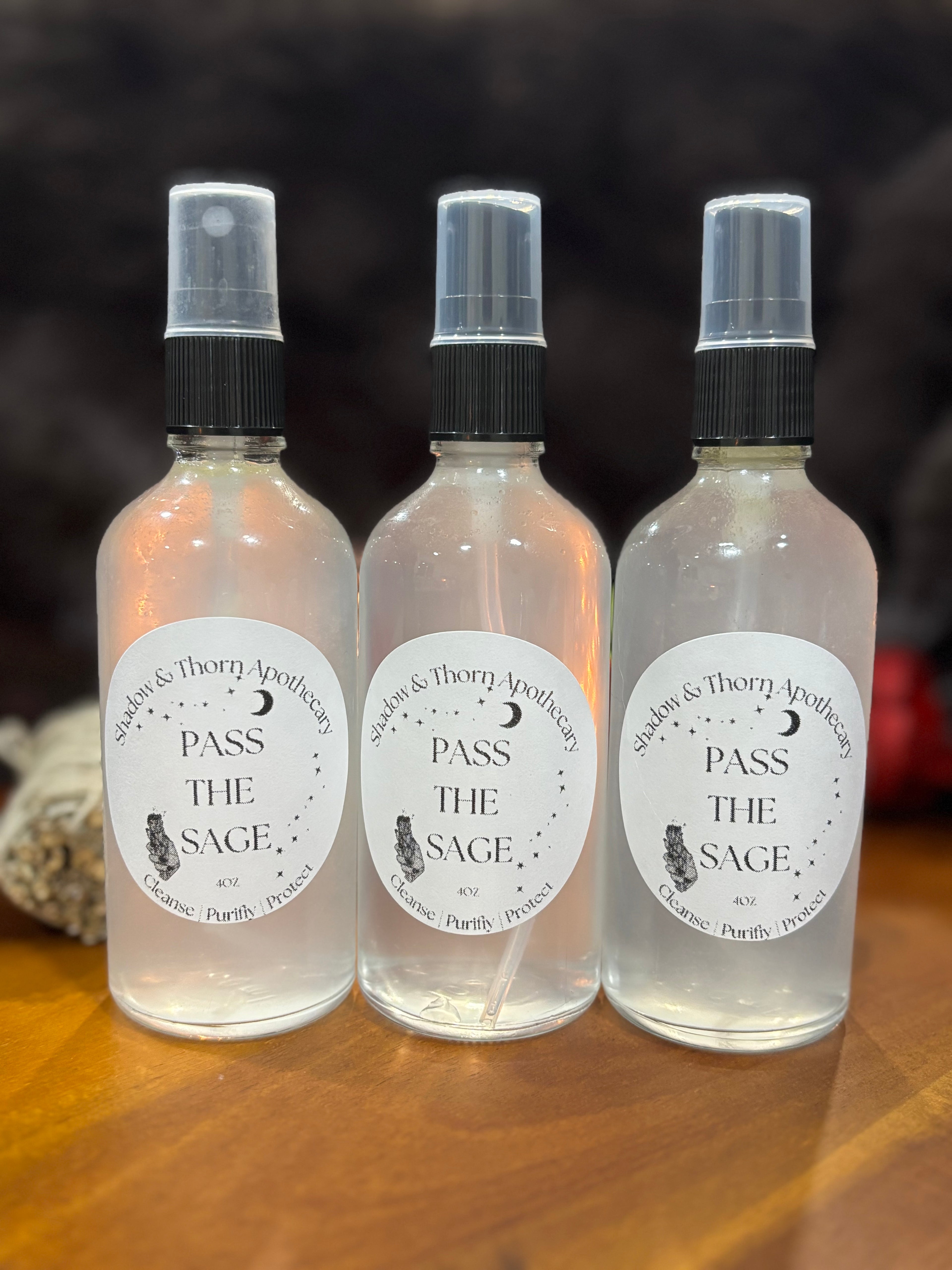 Pass the Sage | Cleansing Spray | Aura Mist | Smokeless Smudge