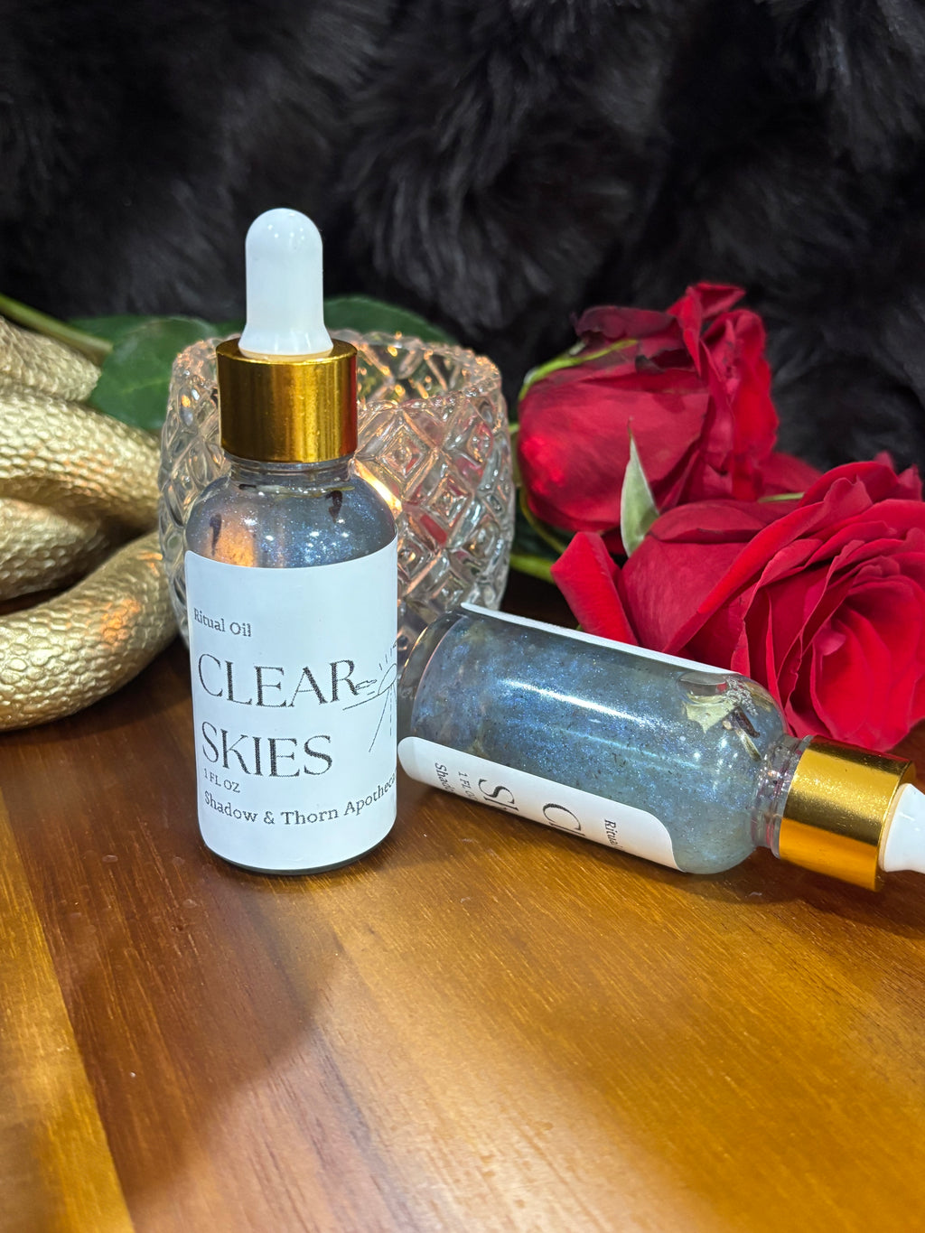 Clear Skies Ritual Oil | Road Opening, Obstacle Clearing, Manifesting