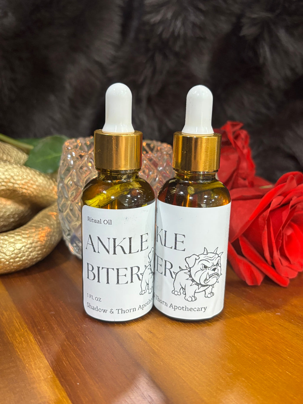 Ankle Biter Ritual Oil | Return to Sender, Banishing, Warding, Fiery Reversal