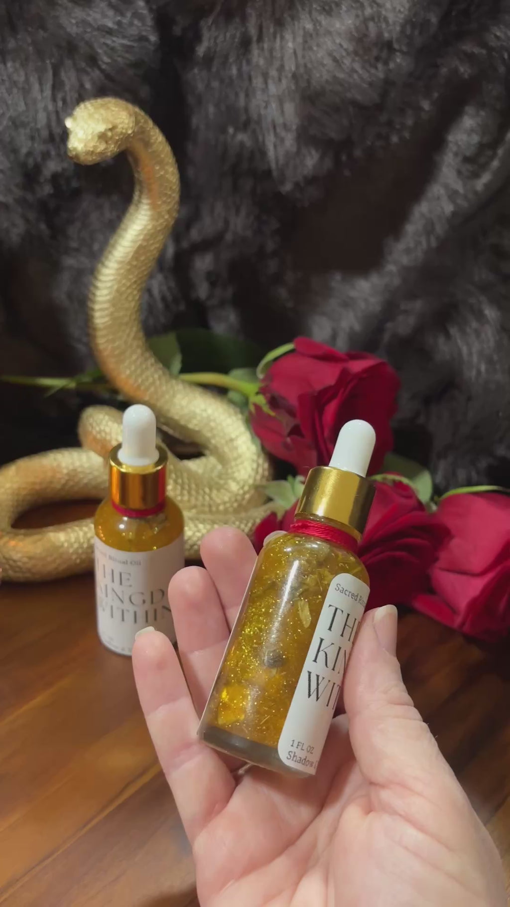 The Kingdom Within Sacred Ritual Oil | Yeshua Devotional | Clarity, Sovereignty, Peace