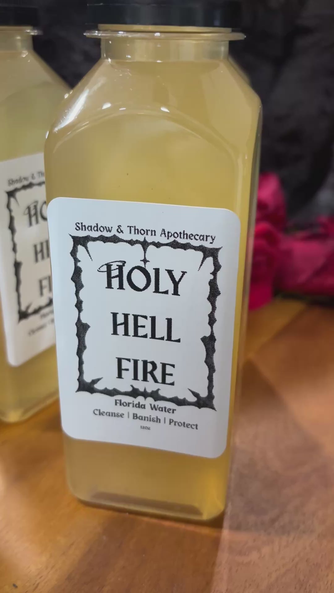 Holy Hell Fire | Florida Water| Cleansing | Protecting | Banishing |12oz
