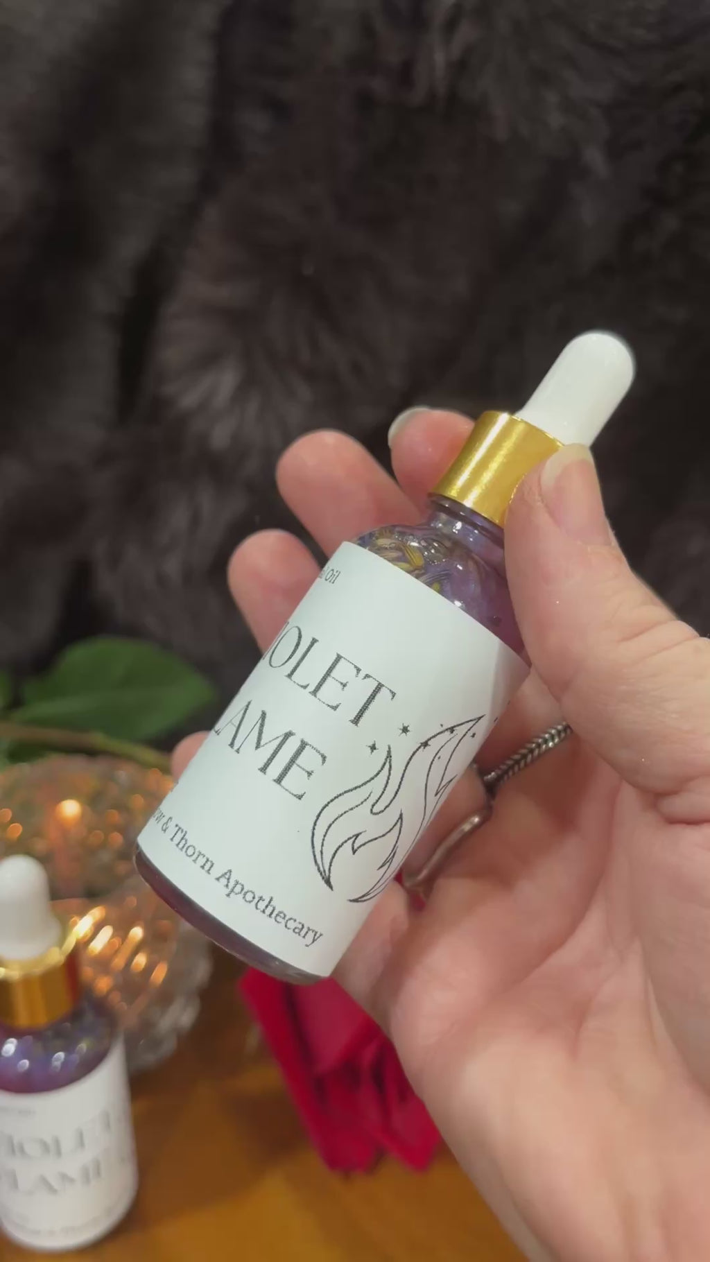 Violet Flame Ritual Oil | St Germain Devotional| Transmutation, Alchemy