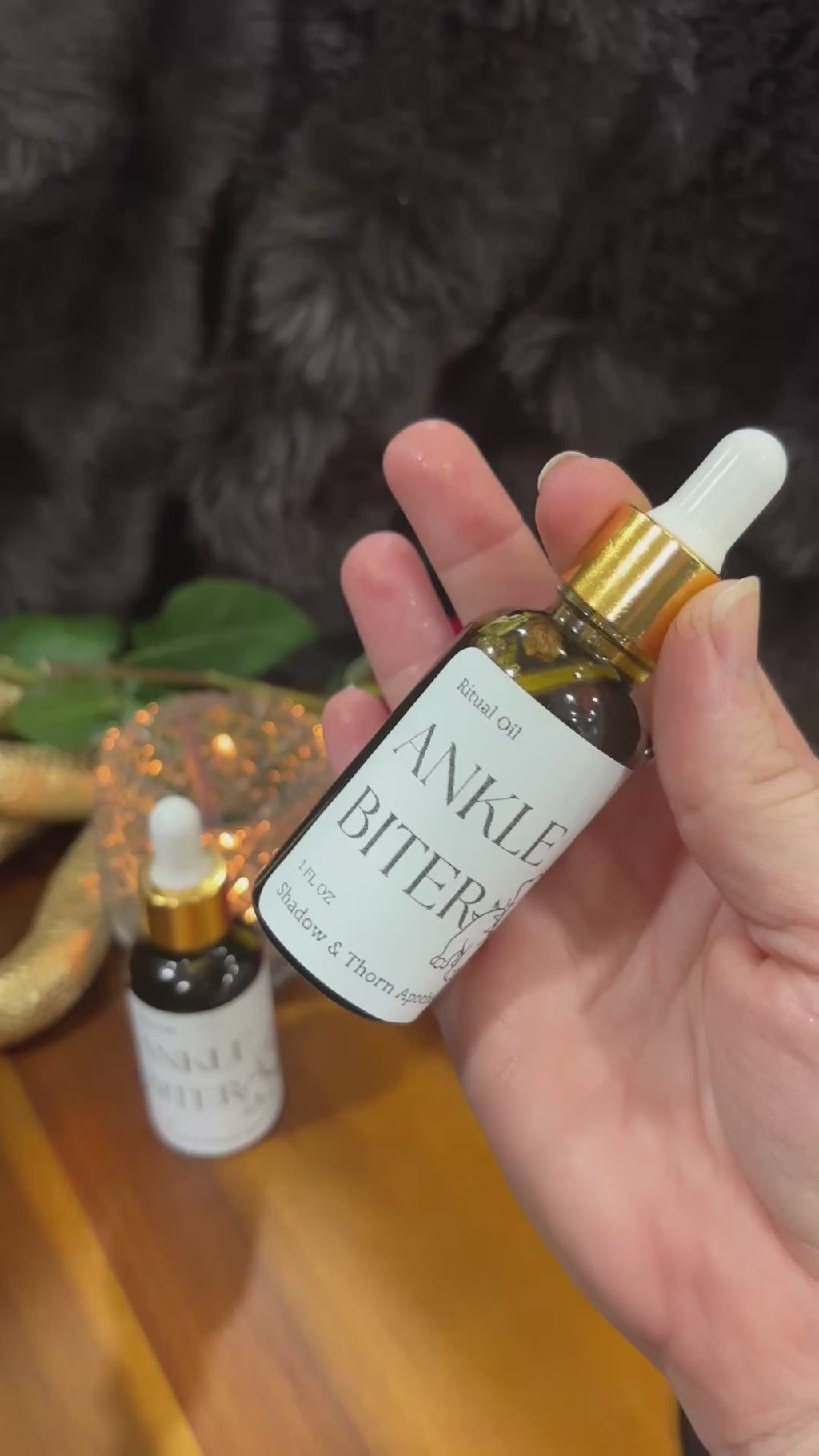 Ankle Biter Ritual Oil | Return to Sender, Banishing, Warding, Fiery Reversal